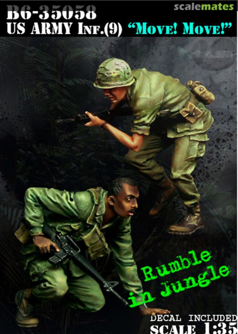 Boxart US Army Inf. (9) "Move! Move!" B6-35058 Bravo-6