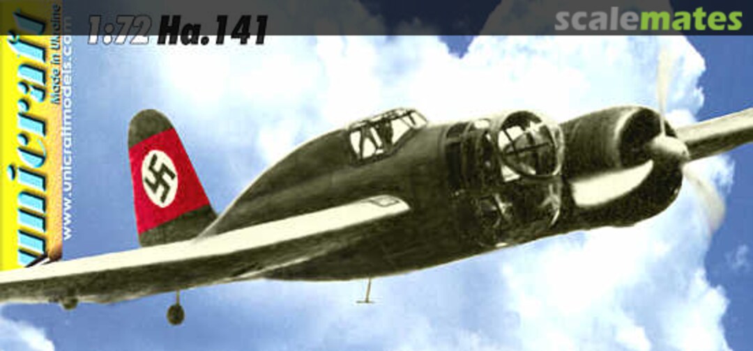 Boxart Blohm & Voss Ha.141 Unicraft Models Boxart Blohm & Voss Ha.141 Unicraft Models