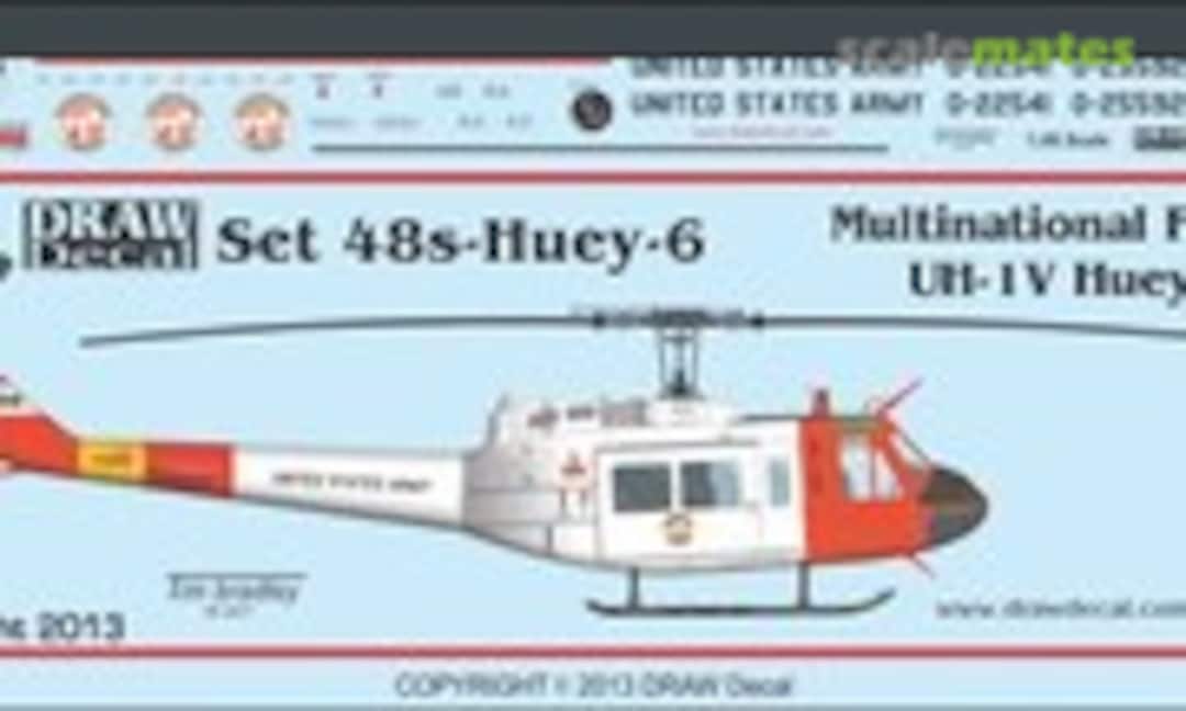 1:48 Multinational Force UH-1V Hueys (Draw Decal 48s-Huey-6) 48s-Huey-6