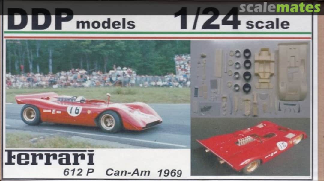 Boxart 1969 Ferrari 612P CanAm 005 DDP Boxart 1969 Ferrari 612P CanAm 005 DDP