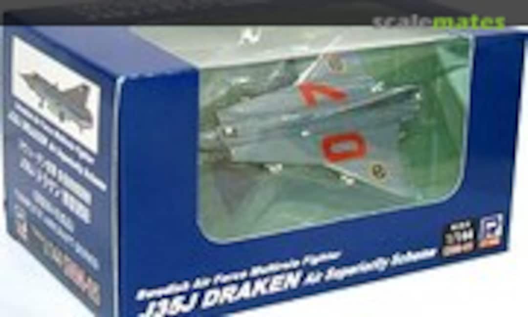 1:144 J35J Draken Air Superiority Scheme Assembled (Pit-Road SNM-05)