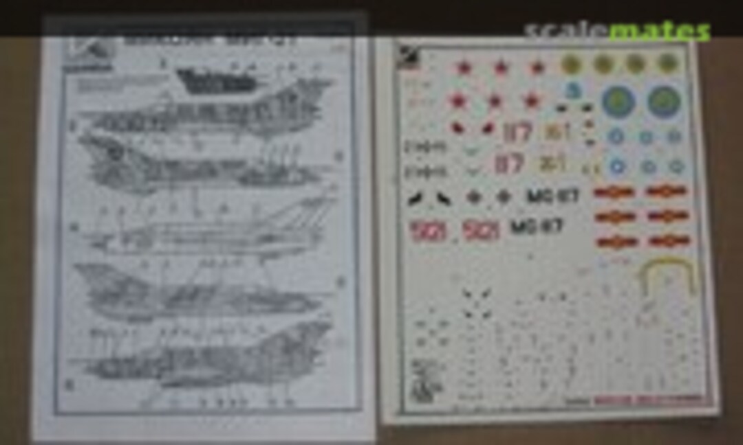 1:72 Mikoyan MiG-21 Fishbed (Kanga Decals 72-014) 72-014