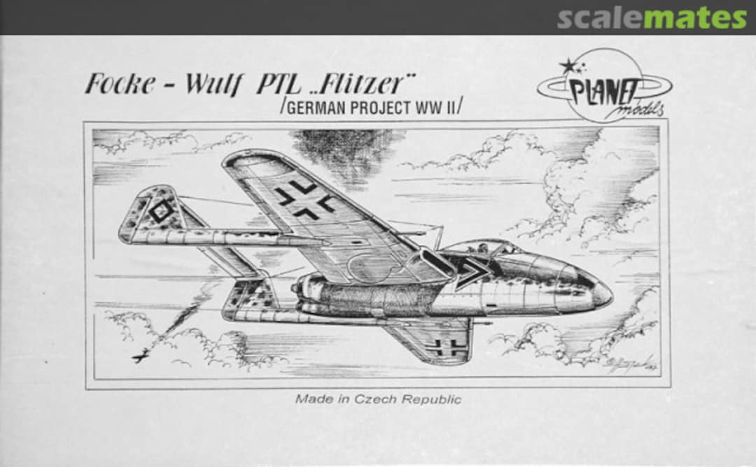 Boxart Focke-Wulf PTL "Flitzer" PLT025 Planet Models Boxart Focke-Wulf PTL "Flitzer" PLT025 Planet Models