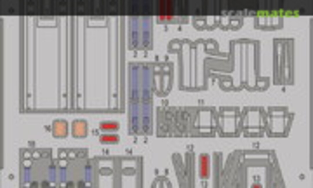 1:48 Martin B-57B Canberra S.A. seatbelts (Eduard 49495) 49495