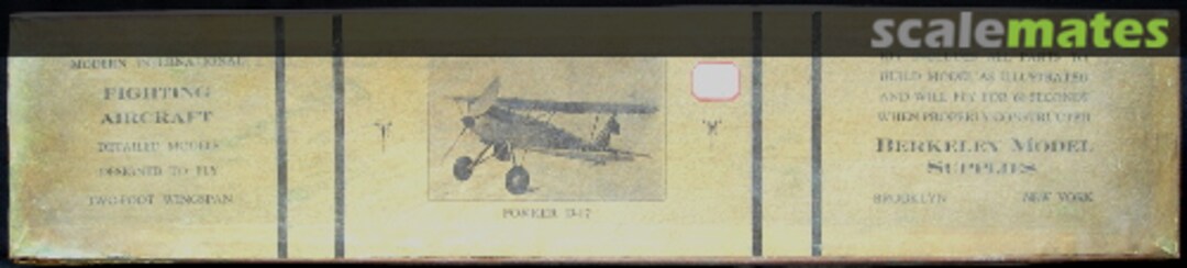 Boxart Fokker D.XVII Berkeley Models Boxart Fokker D.XVII Berkeley Models