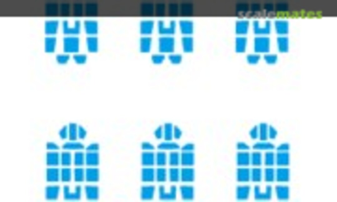 1:144 Mitsubishi A6M series Zero Fighter canopy mask (Liliput Air Force LAF-144-03-001) LAF-144-03-001