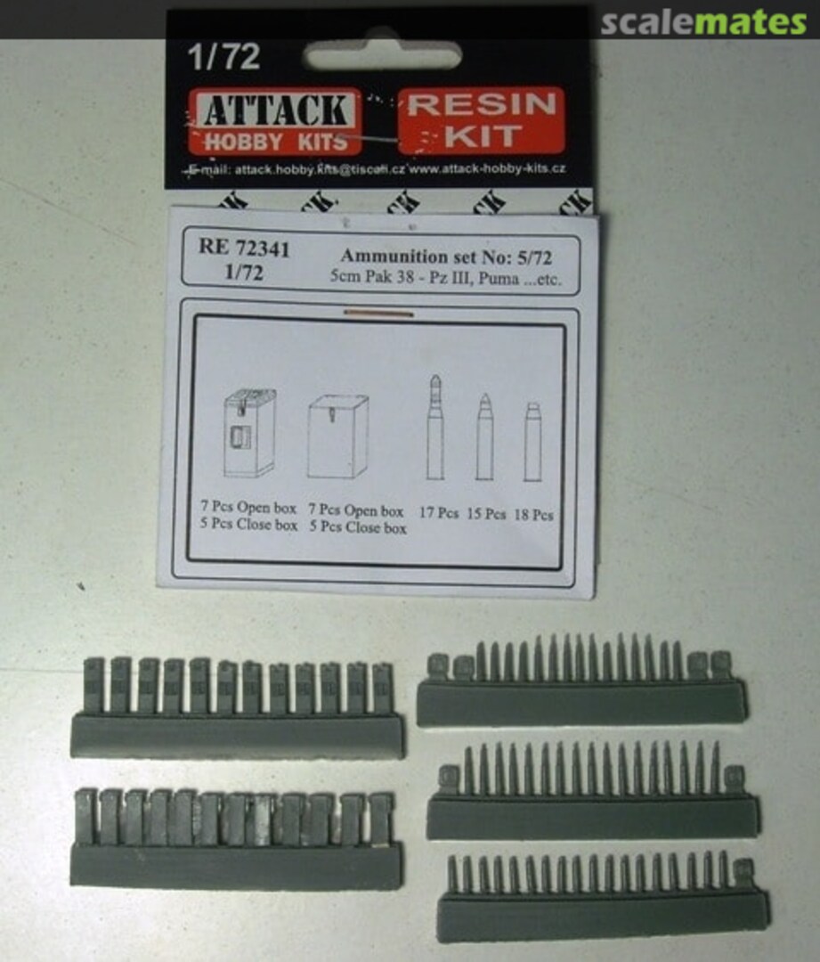 Boxart AMMUNITION RE 72341 Attack Hobby Kits Boxart AMMUNITION RE 72341 Attack Hobby Kits