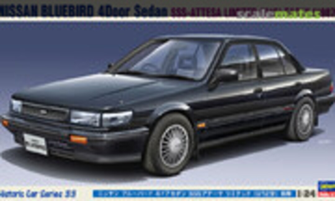 1:24 Nissan Bluebird 4Door Sedan SSS-Attesa Limited (U12) Early (1987) (Hasegawa 21133)
