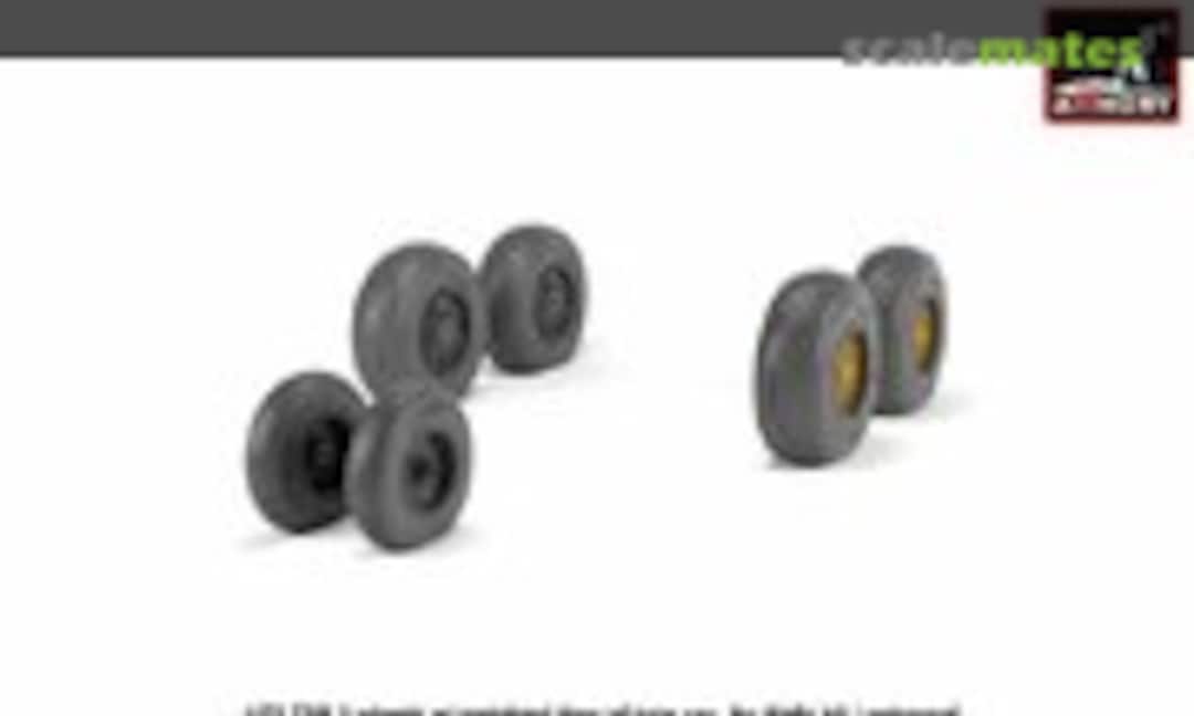 1:72 BAC TSR.2 wheels w/ weighted tires, type a (Armory AW72414) AW72414
