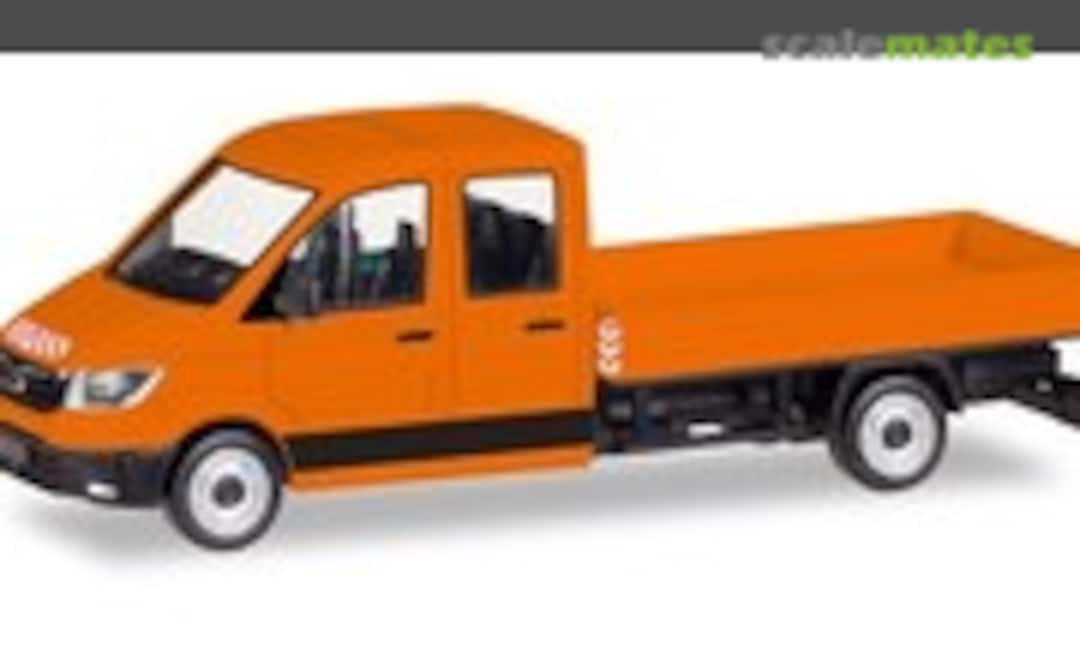 1:87 MAN TGE double cabin with pallet, communal orange (Herpa 093453)