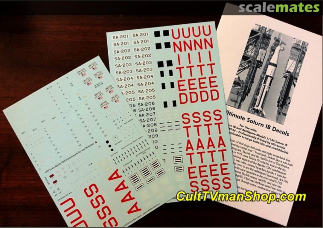 Boxart Saturn 1B SMS-SIB72 Space Model Systems Boxart Saturn 1B SMS-SIB72 Space Model Systems