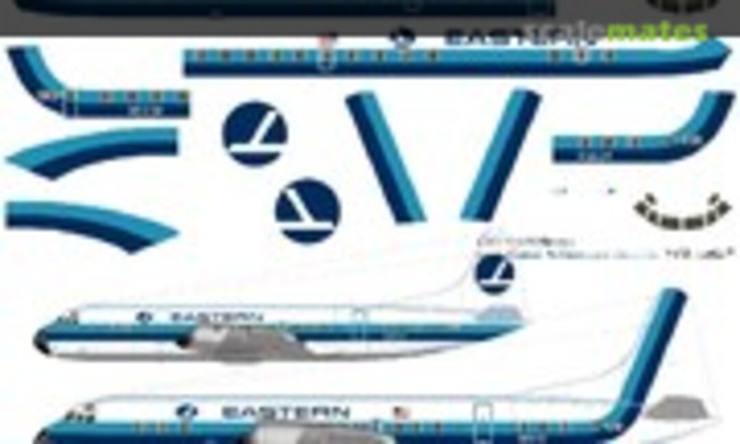 1:144 Eastern (hockey stick) L Electra (Classic Airlines CA144-619) CA144-619
