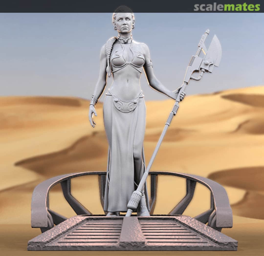 Boxart Slave Princess Leia Figurine Brad Shawn Boxart Slave Princess Leia Figurine Brad Shawn