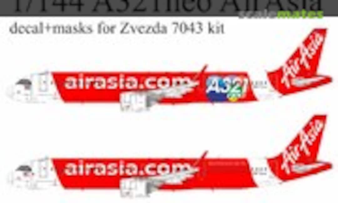 1:144 A321neo AirAsia (UpRise Decal URC14435) URC14435
