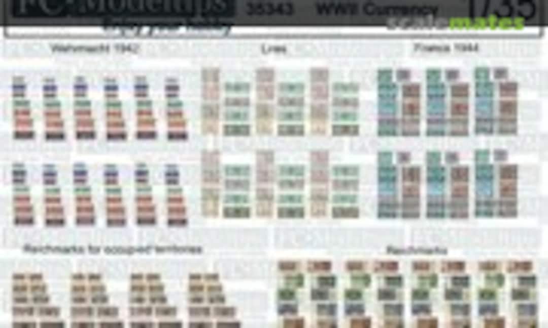 1:35 WWII currency (FC Model Trend 35343) 35343