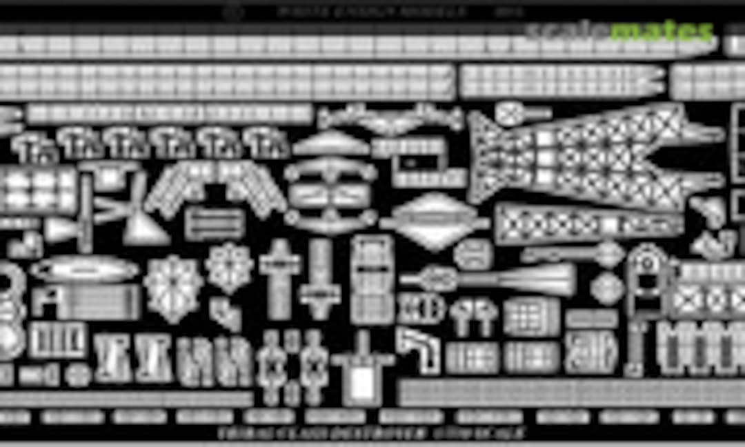 1:350 Photo-Etched Parts for Tribal Class Destroyer (Pit-Road PE351069) PE351069