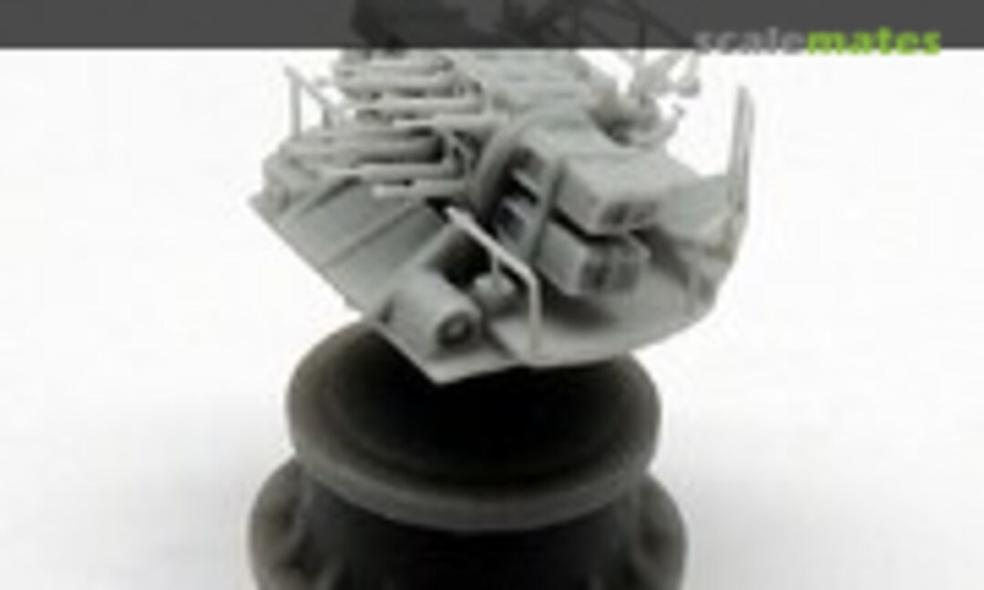 1:350 QF 2 Pdr. Pom Pom MK.VIII Gun on Octuple Mount Mk.V (Black Cat Models AC350039) AC350039