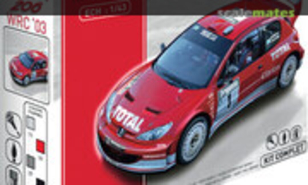 1:43 Peugeot 206 WRC '03 (Heller 50113)