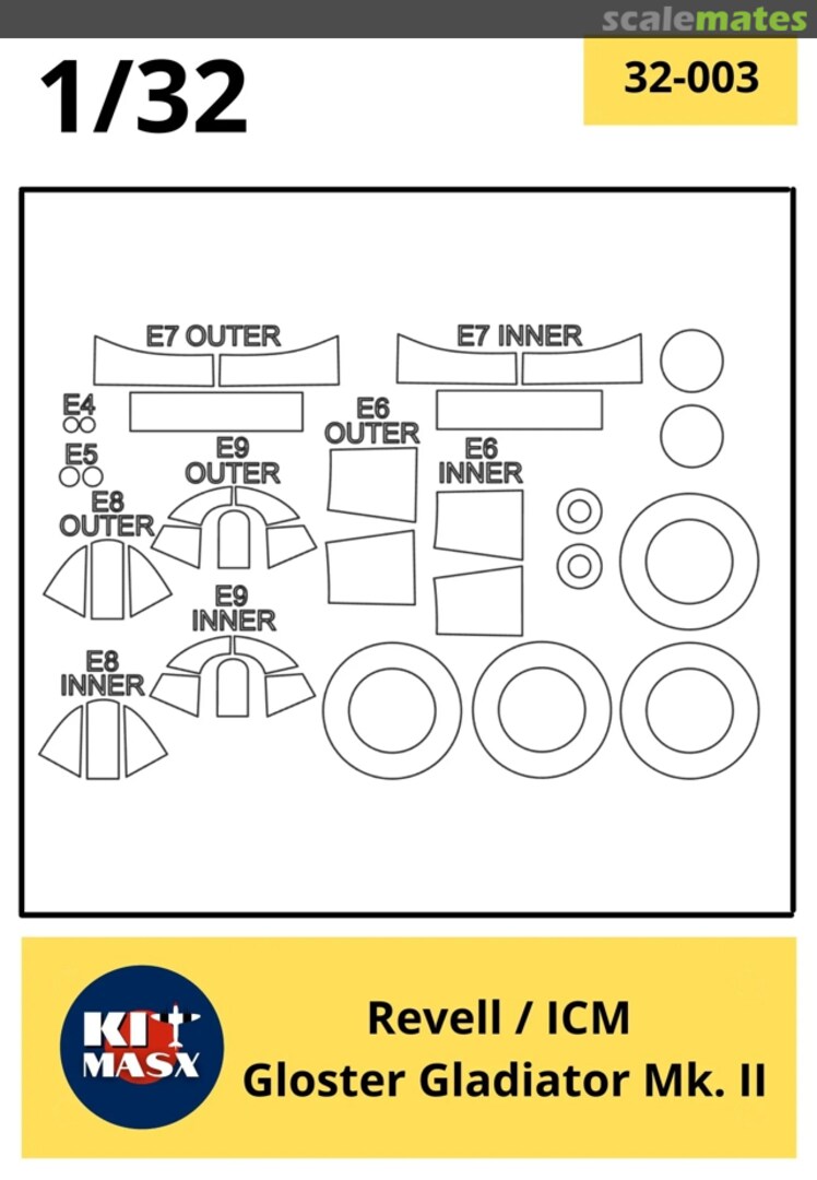 Boxart Gloster Gladiator Mk. II 32-003 Kit Masx Boxart Gloster Gladiator Mk. II 32-003 Kit Masx