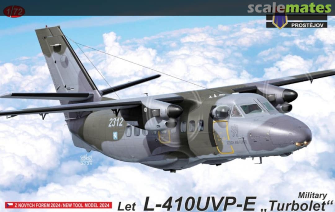Boxart Let L-410UVP-E “Turbolet” Military KPM0437 Kovozávody Prostějov Boxart Let L-410UVP-E “Turbolet” Military KPM0437 Kovozávody Prostějov