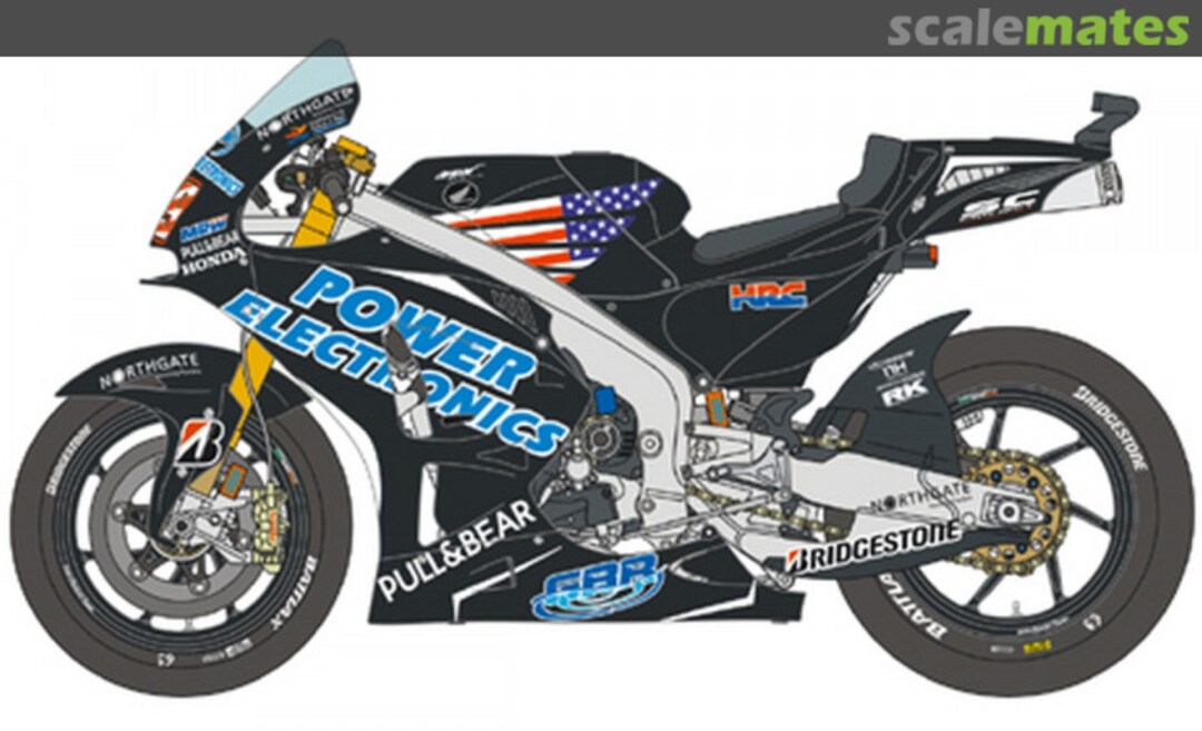 Boxart Honda RC213V Aspar Team sponsored by Power Electronics #50, 69 12-054 Blue Stuff Boxart Honda RC213V Aspar Team sponsored by Power Electronics #50, 69 12-054 Blue Stuff