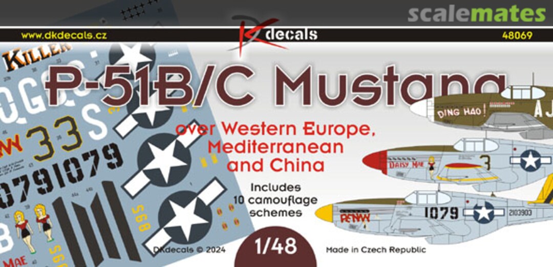 Boxart P-51B/C Mustang Pt.I 48069 DK Decals Boxart P-51B/C Mustang Pt.I 48069 DK Decals