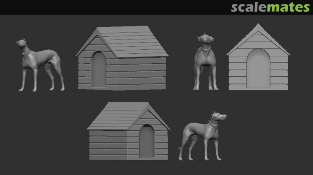 Boxart Dog with a Kennel Z001-35 Firma49 Boxart Dog with a Kennel Z001-35 Firma49