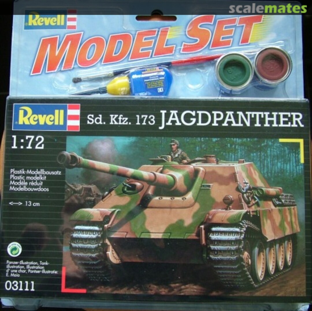 Boxart Sd.Kfz. 173 Jagdpanther 63111 Revell Boxart Sd.Kfz. 173 Jagdpanther 63111 Revell