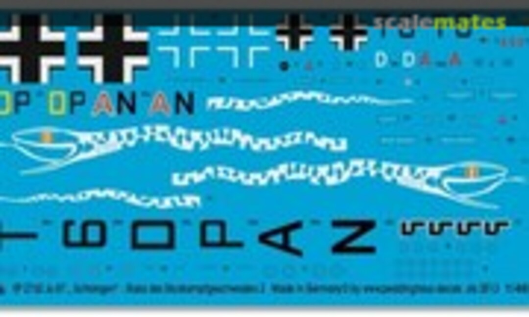 1:48 Ju 87 " Schlangen" - Stukas des Sturzkampfgeschwaders 2 (Peddinghaus-Decals EP 2762) EP 2762