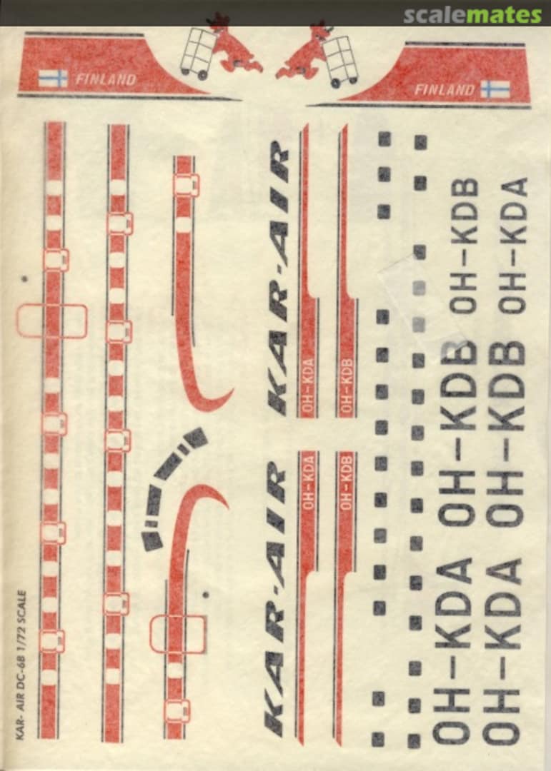 Boxart Douglas DC-6B Kar-Air zzz Model Alliance Boxart Douglas DC-6B Kar-Air zzz Model Alliance