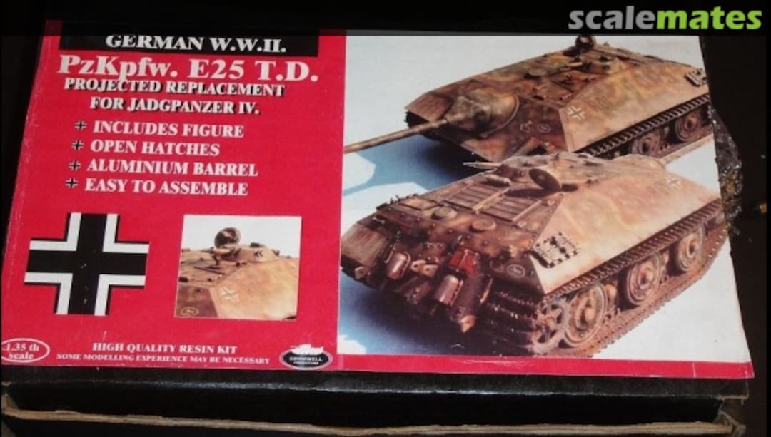 Boxart Pz. Kpfw. E25 T.D. CK48 Cromwell Models
