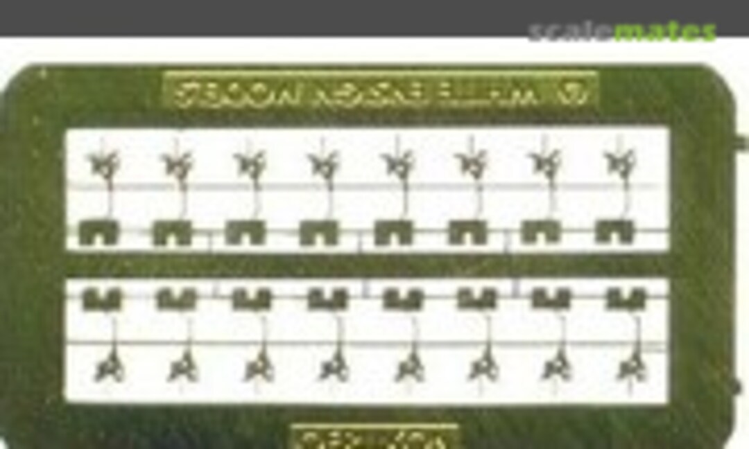 1:600 20mm Oerlikons & Shields Set (PE) (White Ensign Models PE 604) PE 604