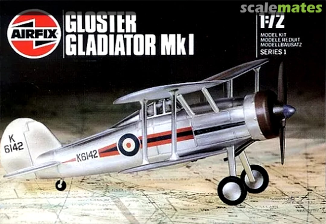 Boxart Gloster Gladiator MkI 01002 Airfix Boxart Gloster Gladiator MkI 01002 Airfix