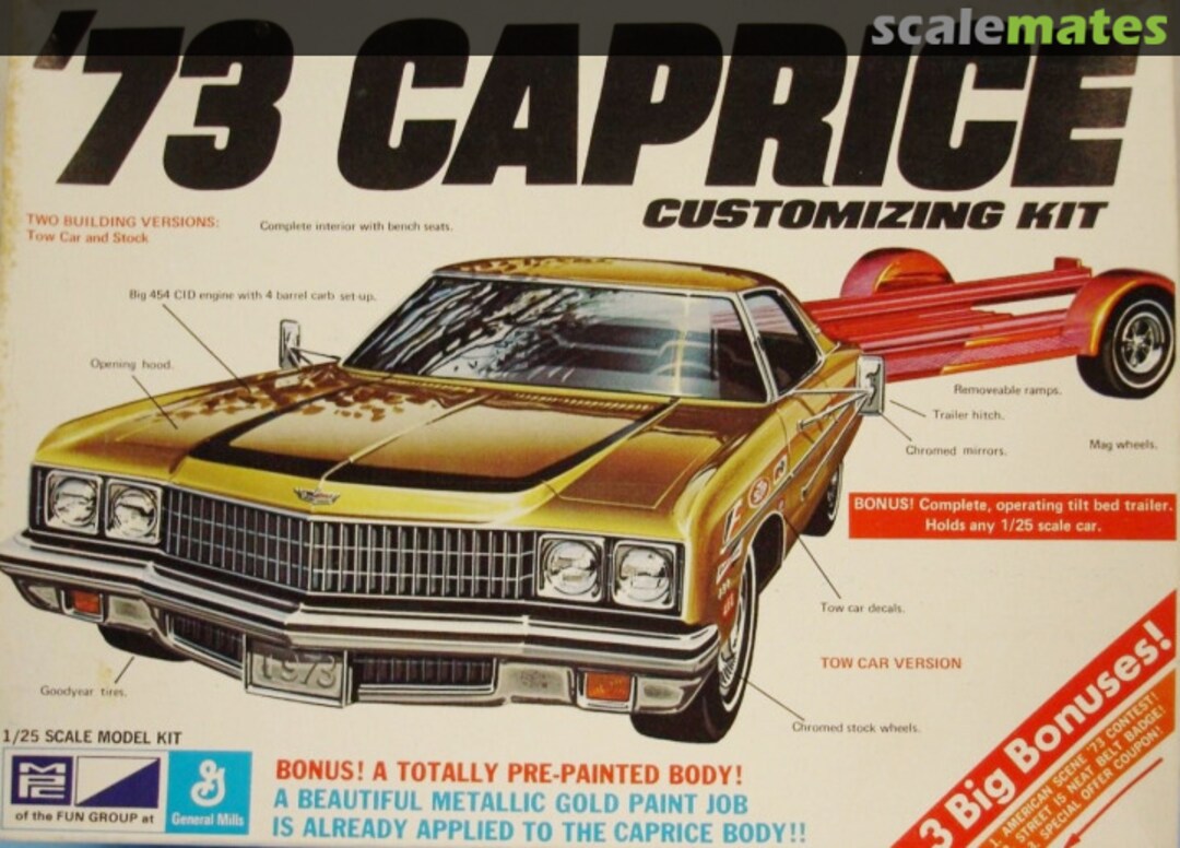 Boxart '73 Caprice 1-7304 MPC Boxart '73 Caprice 1-7304 MPC