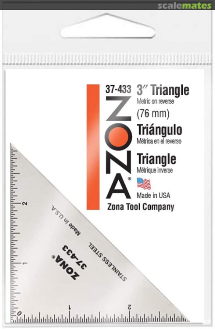 Boxart Miniature Square Triangle 37-433 Zona Tools Boxart Miniature Square Triangle 37-433 Zona Tools