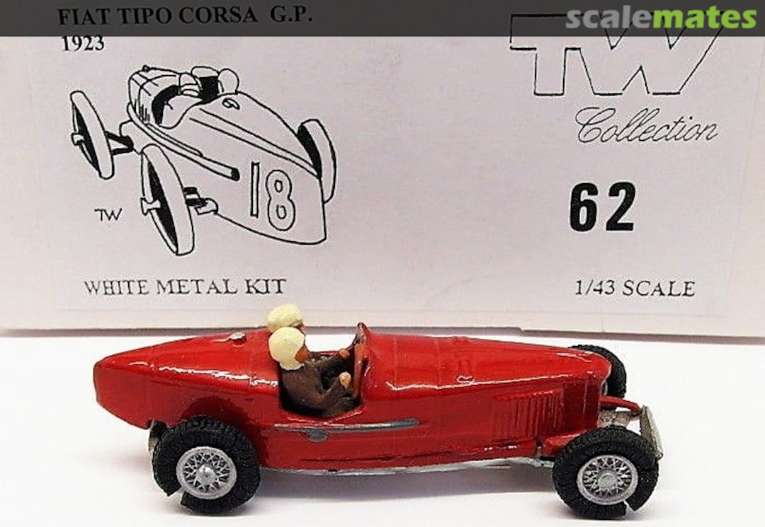 Boxart Fiat Tipo Corsa GP 62 TW Collection Boxart Fiat Tipo Corsa GP 62 TW Collection