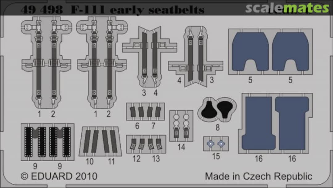 Boxart General Dynamics F-111 Early Seatbelts 49498 Eduard Boxart General Dynamics F-111 Early Seatbelts 49498 Eduard