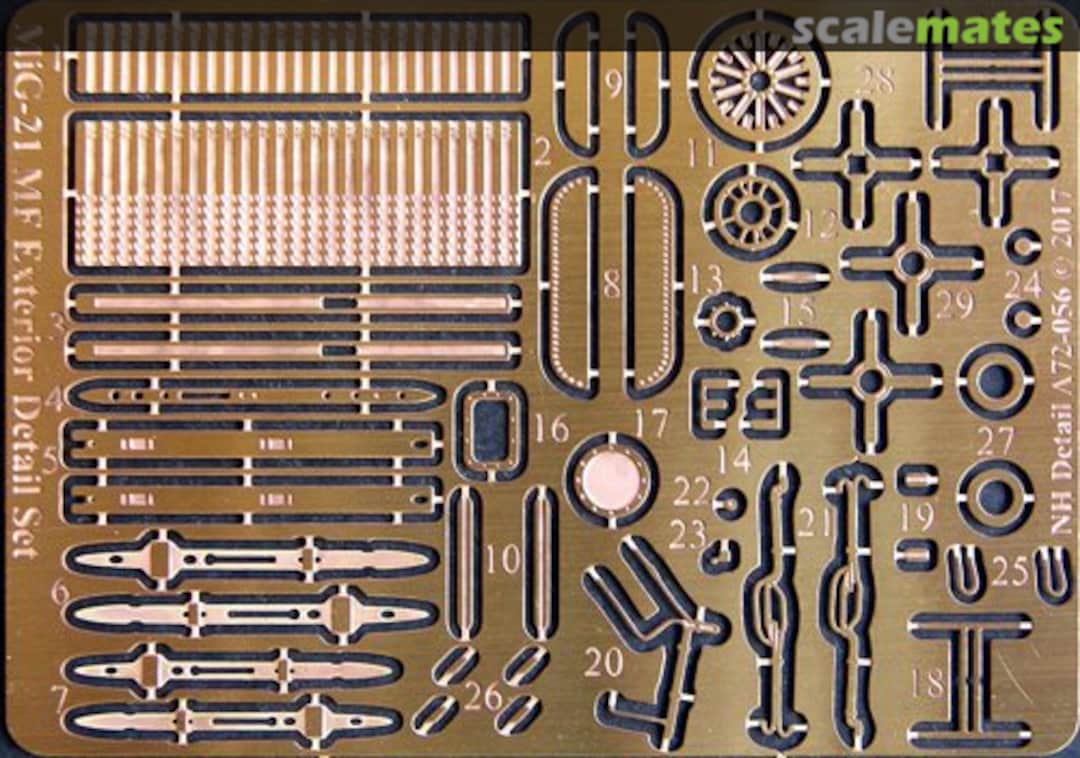 Boxart MiG-21 MF Exterior Set for KP A72-056 NH Detail Boxart MiG-21 MF Exterior Set for KP A72-056 NH Detail