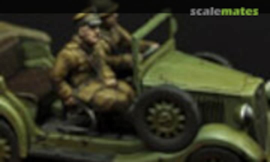 1:72 Fiat 508 Polish Crew &amp; Roof (Scibor Monsterous Miniatures 72HM0017)