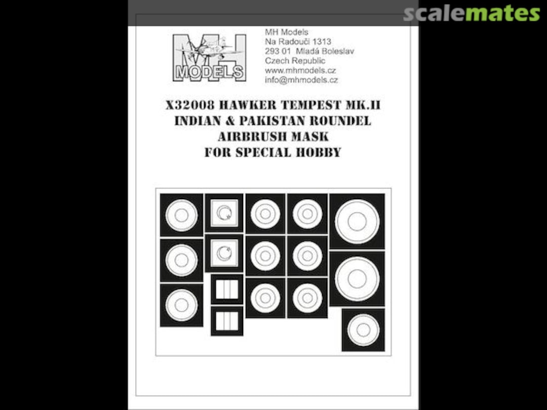 Boxart Hawker Tempest Mk.II, Indian & Pakistan Roundel X32008 MH Models Boxart Hawker Tempest Mk.II, Indian & Pakistan Roundel X32008 MH Models