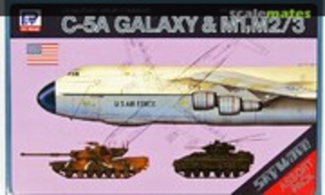 C-5A Galaxy &amp; M1 M2/3 scale kit 4986470018041 (Pit-Road S-01)