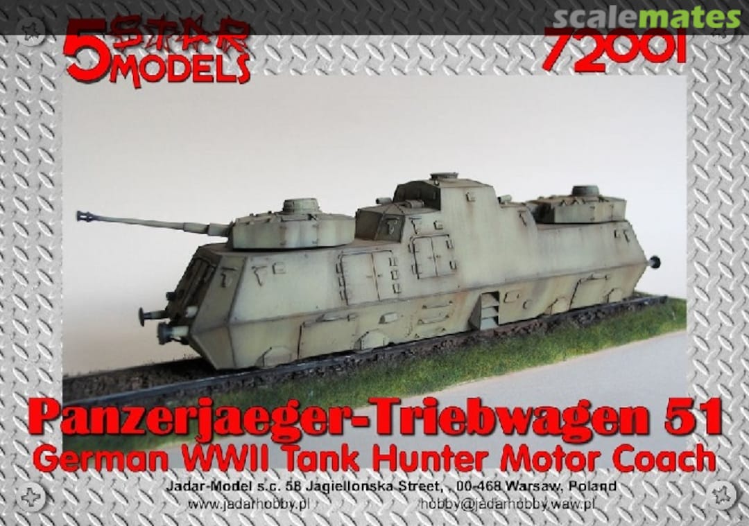Boxart Panzerjaeger-Triebwagen 51 72001 5 Star Models Boxart Panzerjaeger-Triebwagen 51 72001 5 Star Models