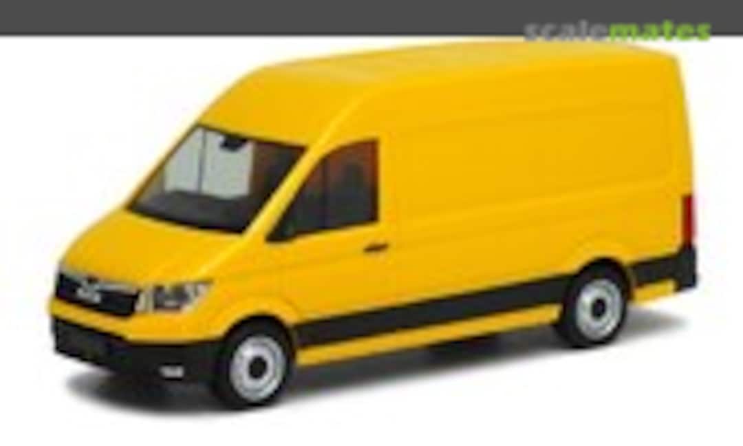 1:87 MAN TGE box type with high Roof, yellow (Herpa 092838-002)