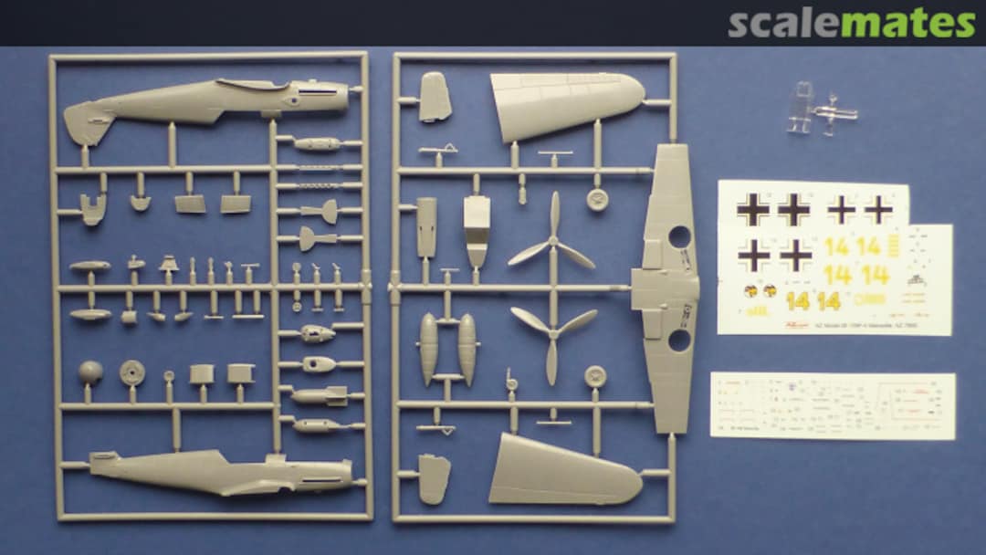 Contents Messerschmitt Bf 109F-4 AZ7800 AZmodel