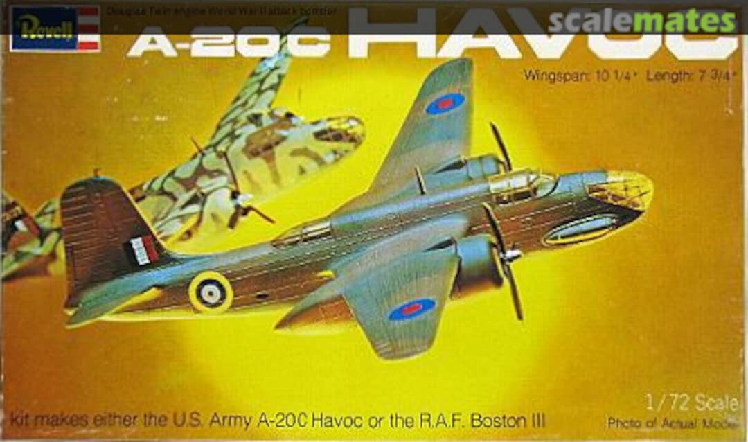 Boxart A-20 C Havoc H-156 Revell Boxart A-20 C Havoc H-156 Revell