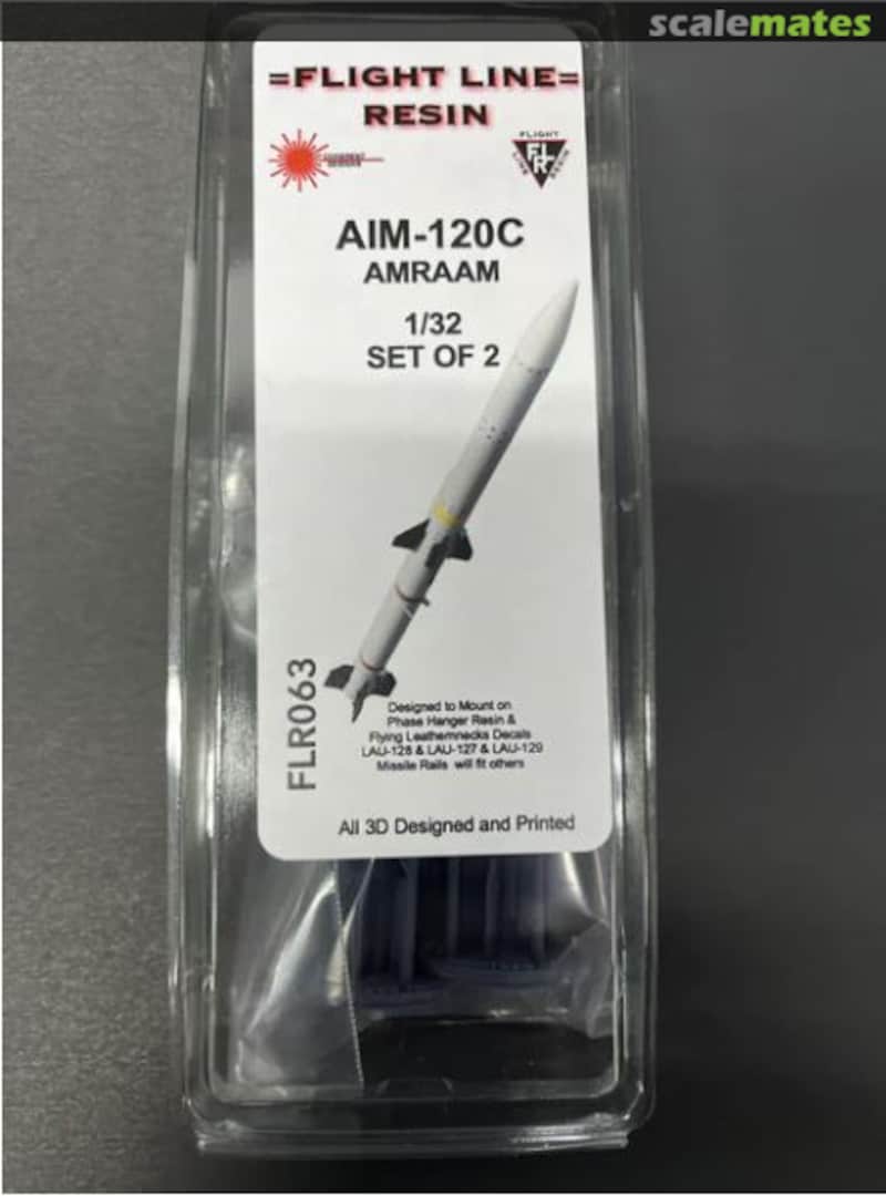 Boxart AIM-120C AMRAAM FLR063 Flight Line Resin Boxart AIM-120C AMRAAM FLR063 Flight Line Resin