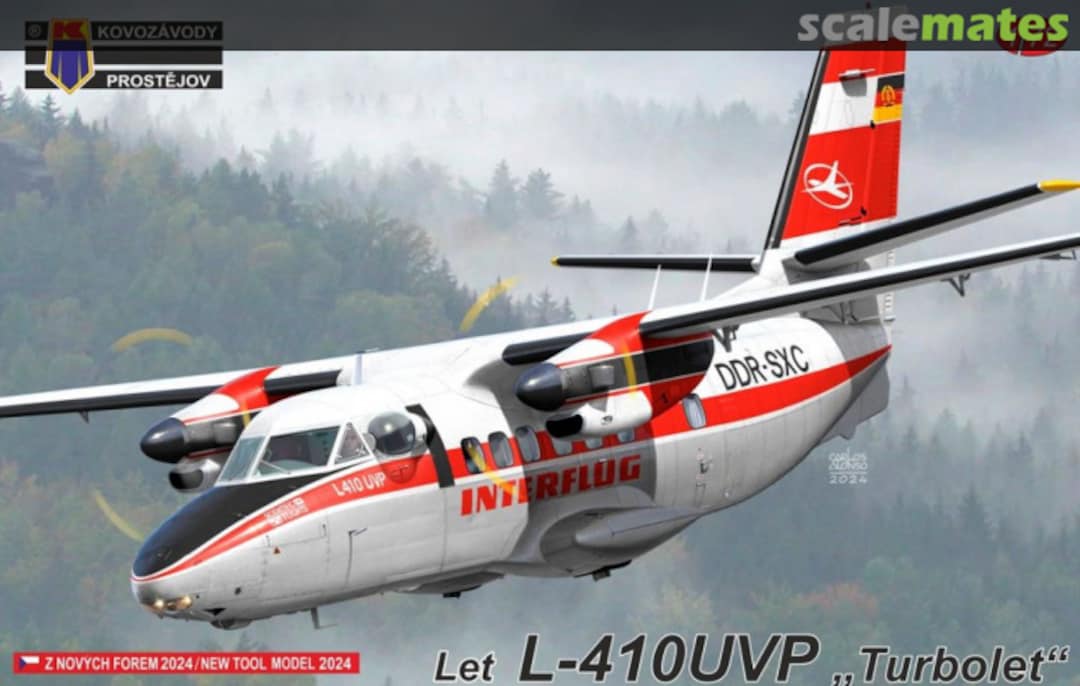 Boxart Let L-410UVP “Turbolet” KPM0436 Kovozávody Prostějov Boxart Let L-410UVP “Turbolet” KPM0436 Kovozávody Prostějov