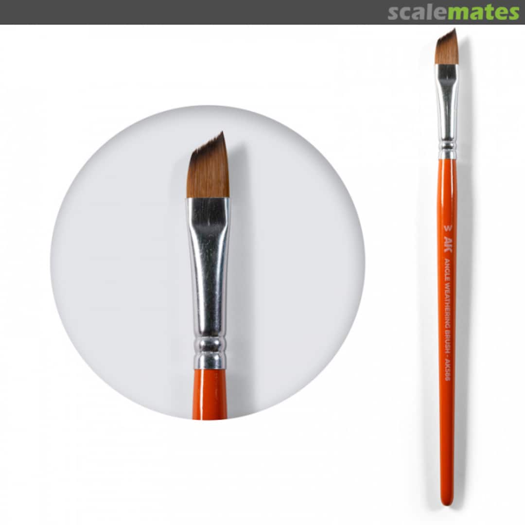 Boxart ANGLE WEATHERING BRUSH AK586 AK Interactive Boxart ANGLE WEATHERING BRUSH AK586 AK Interactive
