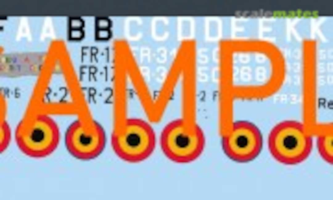 1:72 Republic Thunderflash (Stropdecal )