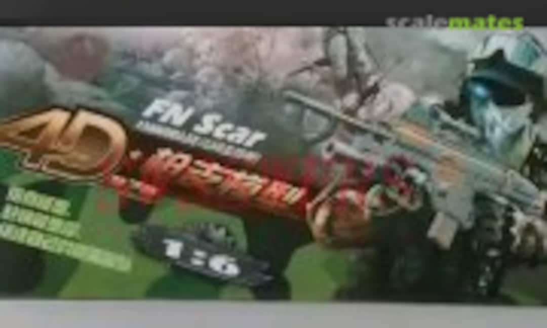 1:6 FN SCAR with Grenade Launcher (4D Puzzle Model )